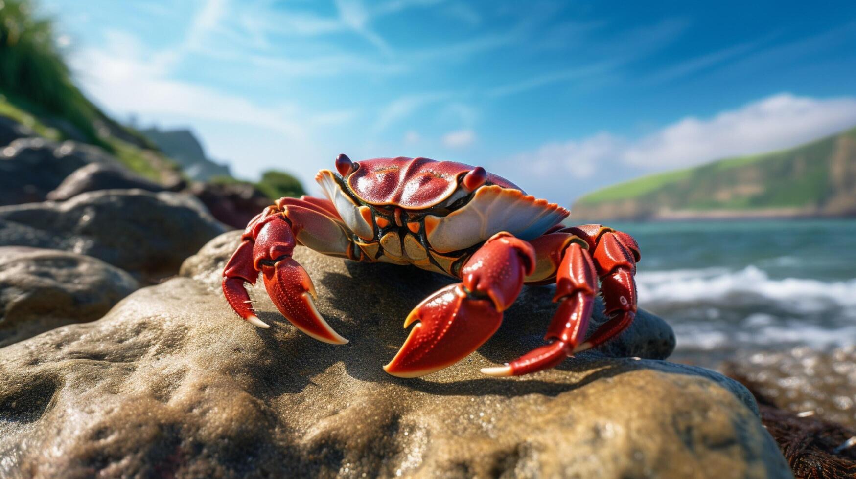 AI generated crab high quality image photo