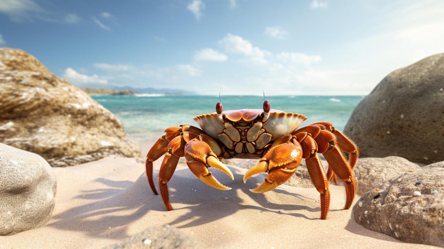 AI generated crab high quality image photo