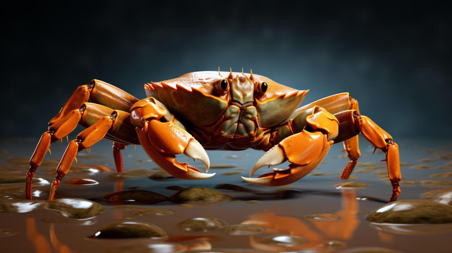 AI generated crab high quality image photo