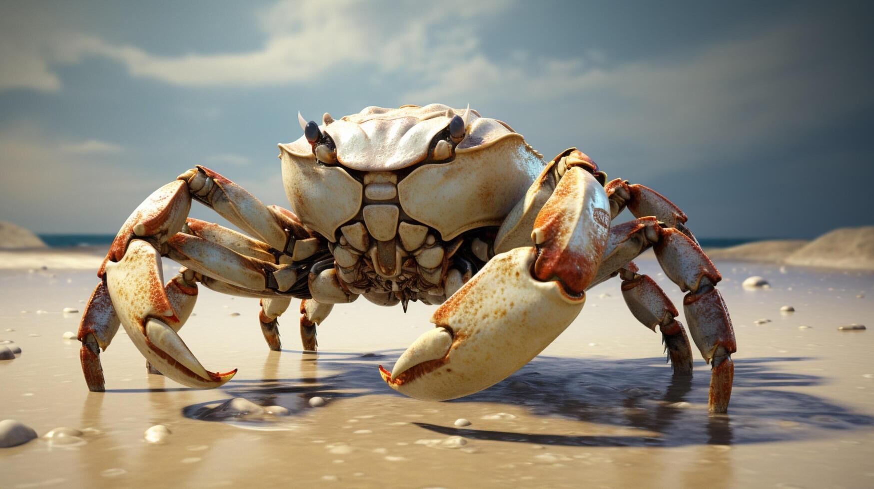 AI generated crab high quality image photo