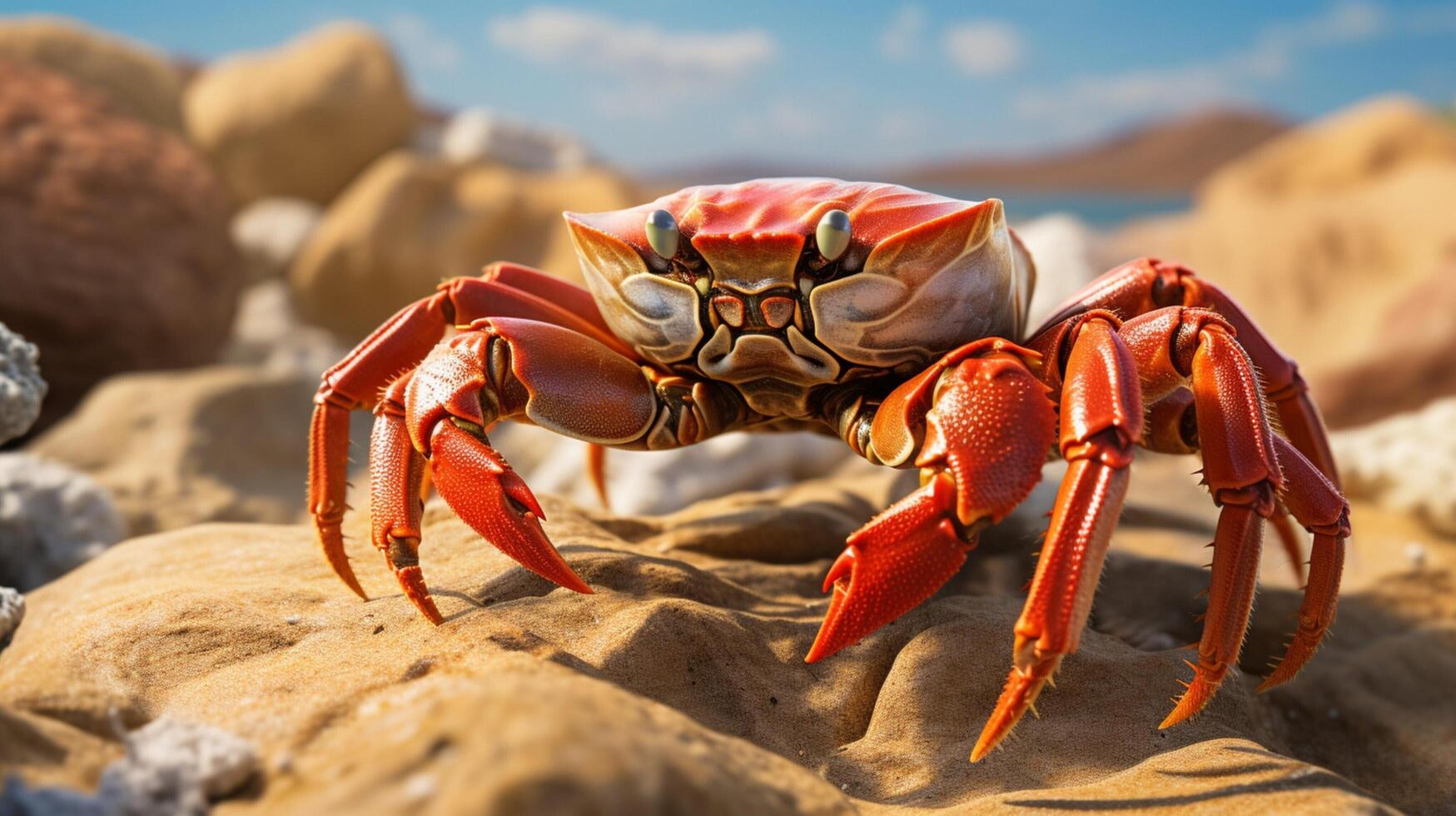 AI generated crab high quality image photo