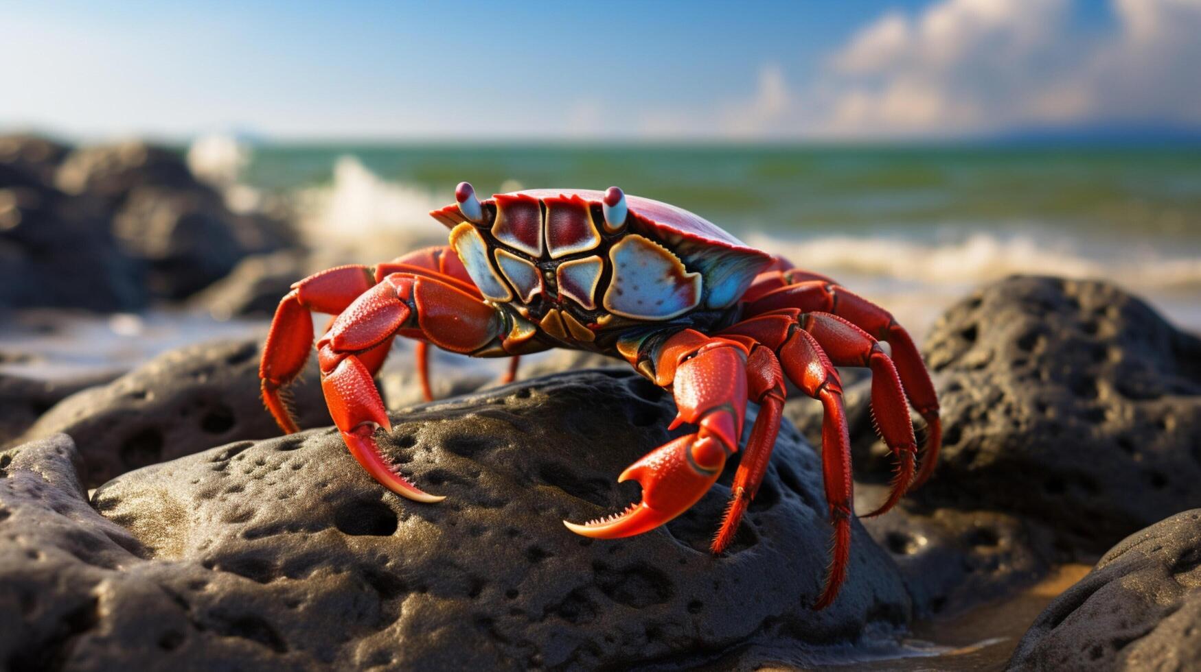 AI generated crab high quality image photo