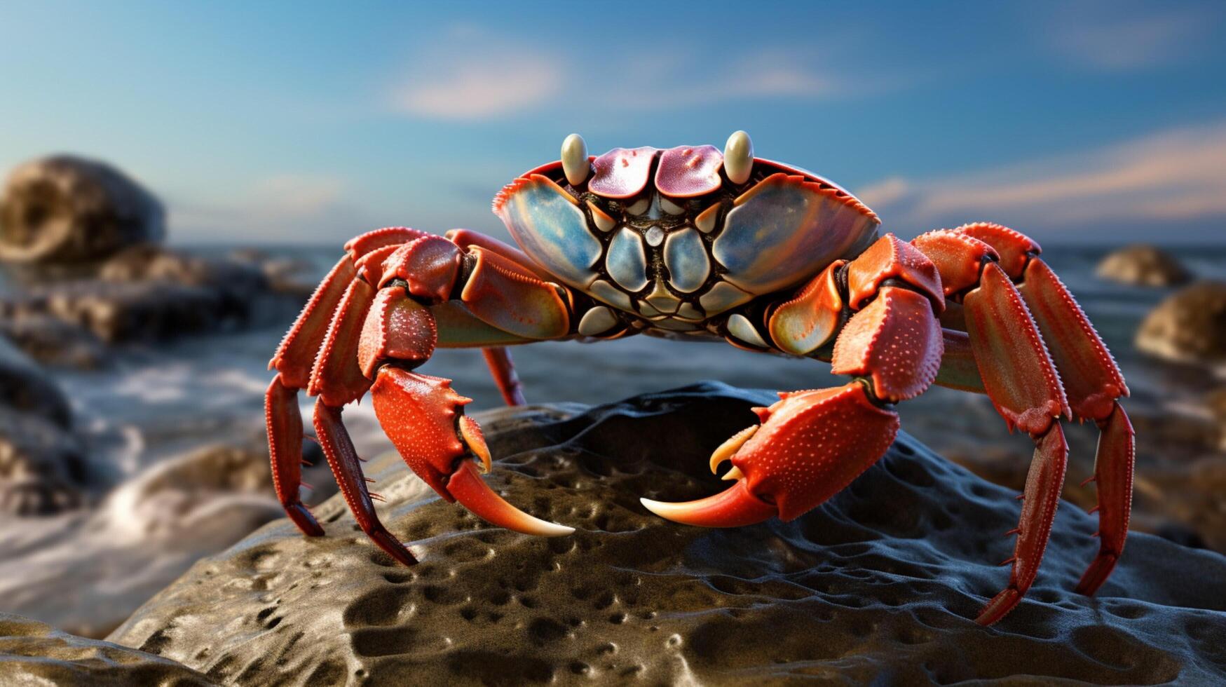 AI generated crab high quality image photo