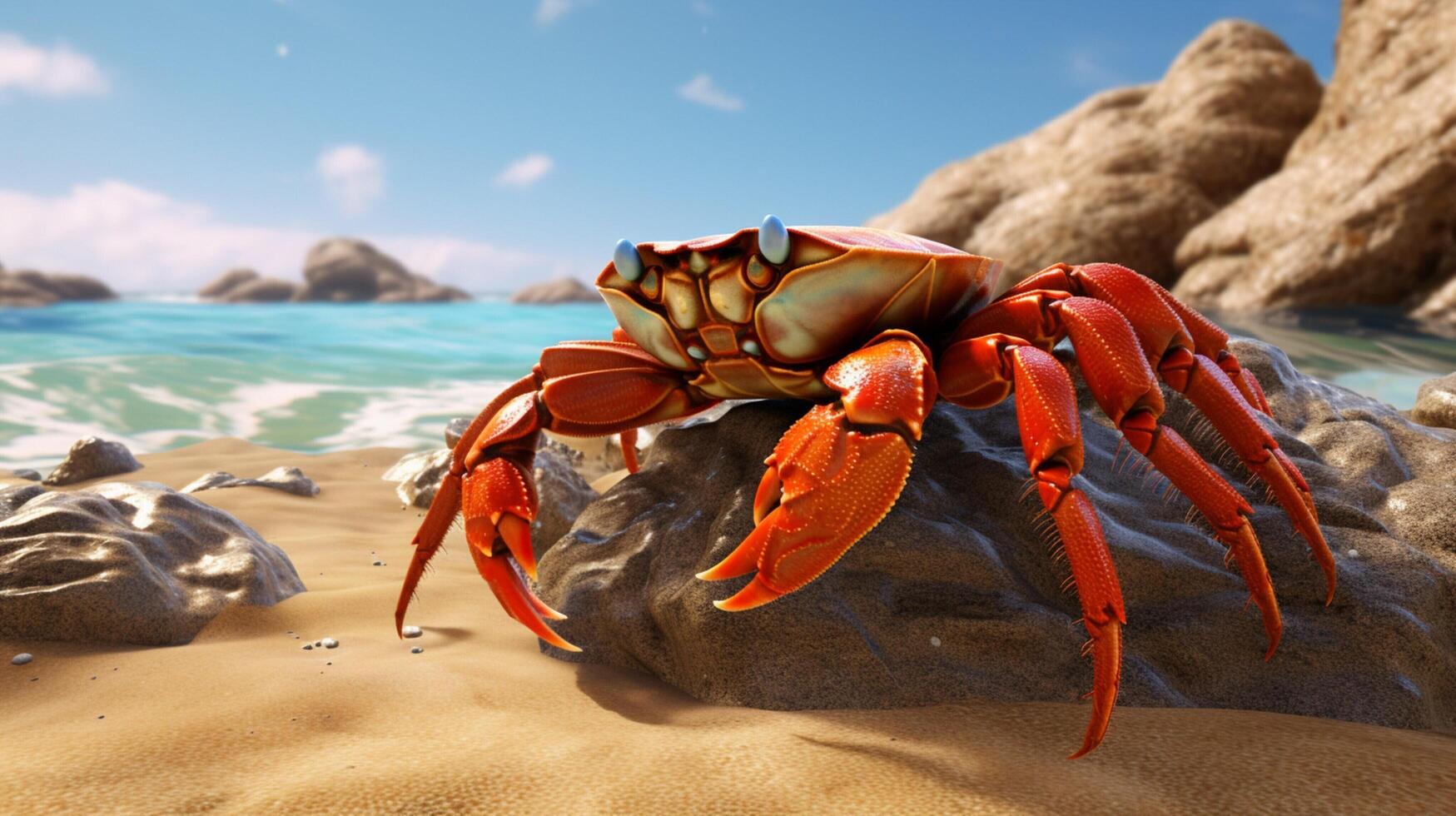 AI generated crab high quality image photo
