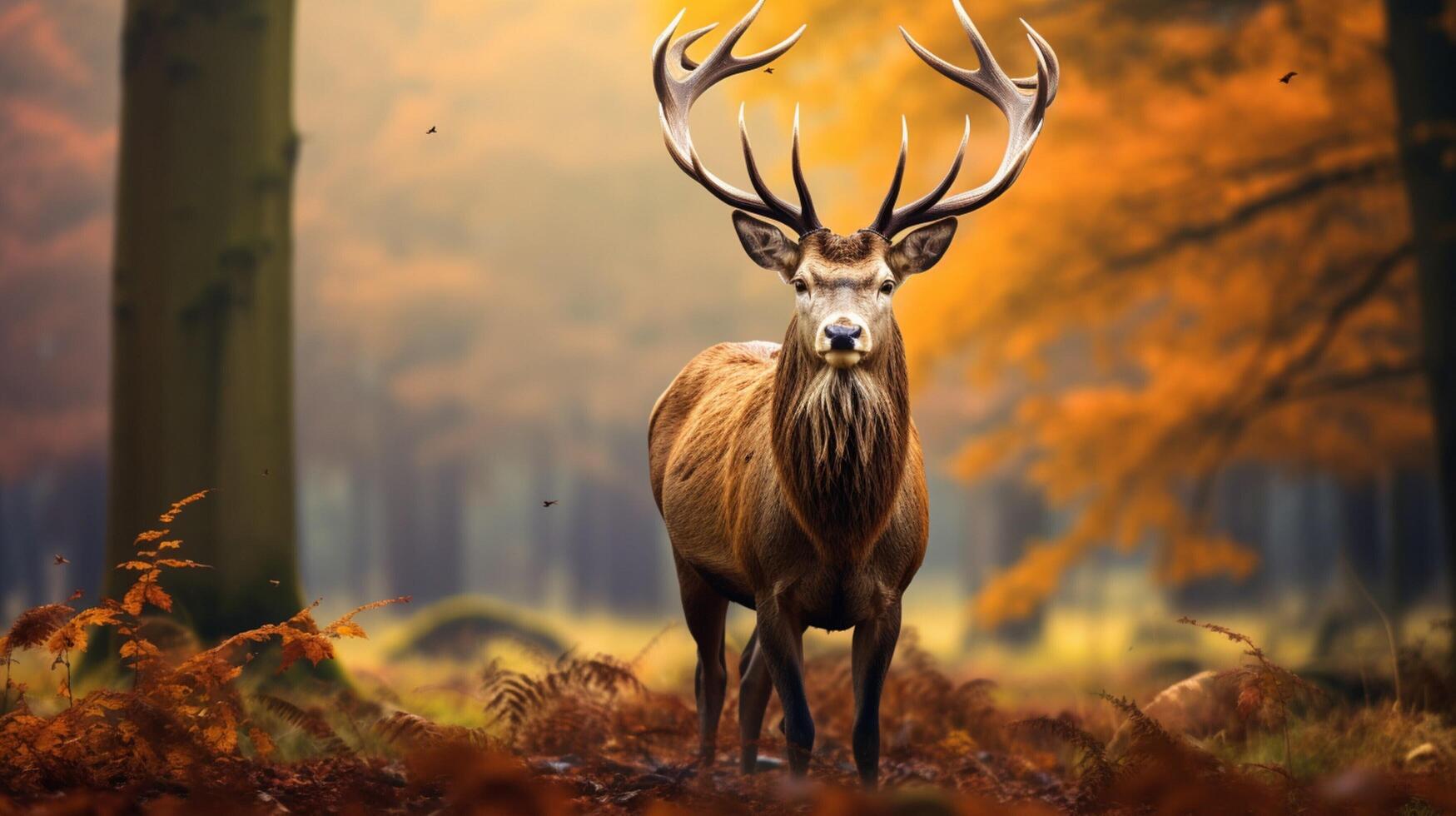 AI generated deer high quality image photo