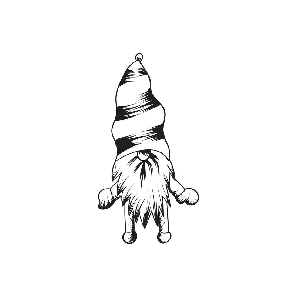 gnome vector art illustration design