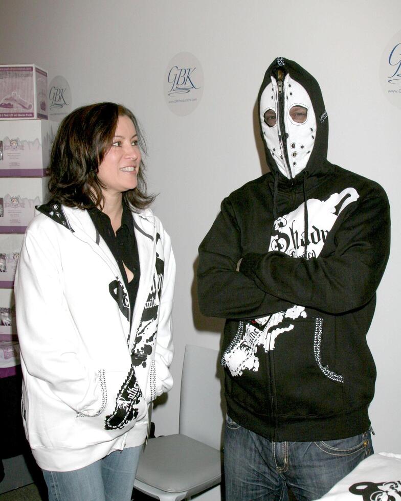 Phil Laak  Jennifer Tilly GBK American Music Awards Gifting Suite 2007  The Standard Hotel Downtown  Los Angeles, CA November 17, 2007 photo