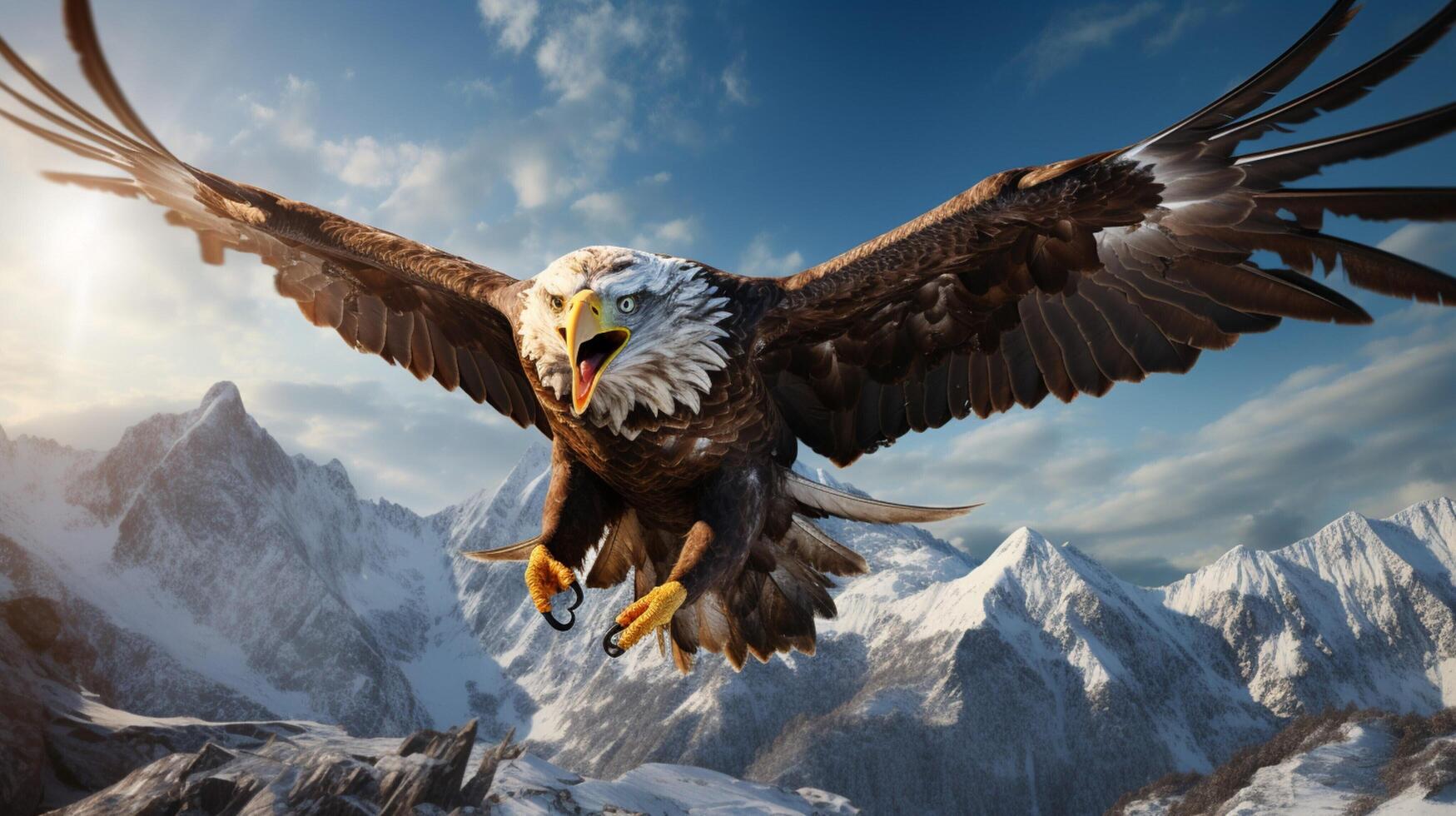AI generated eagle high quality image photo