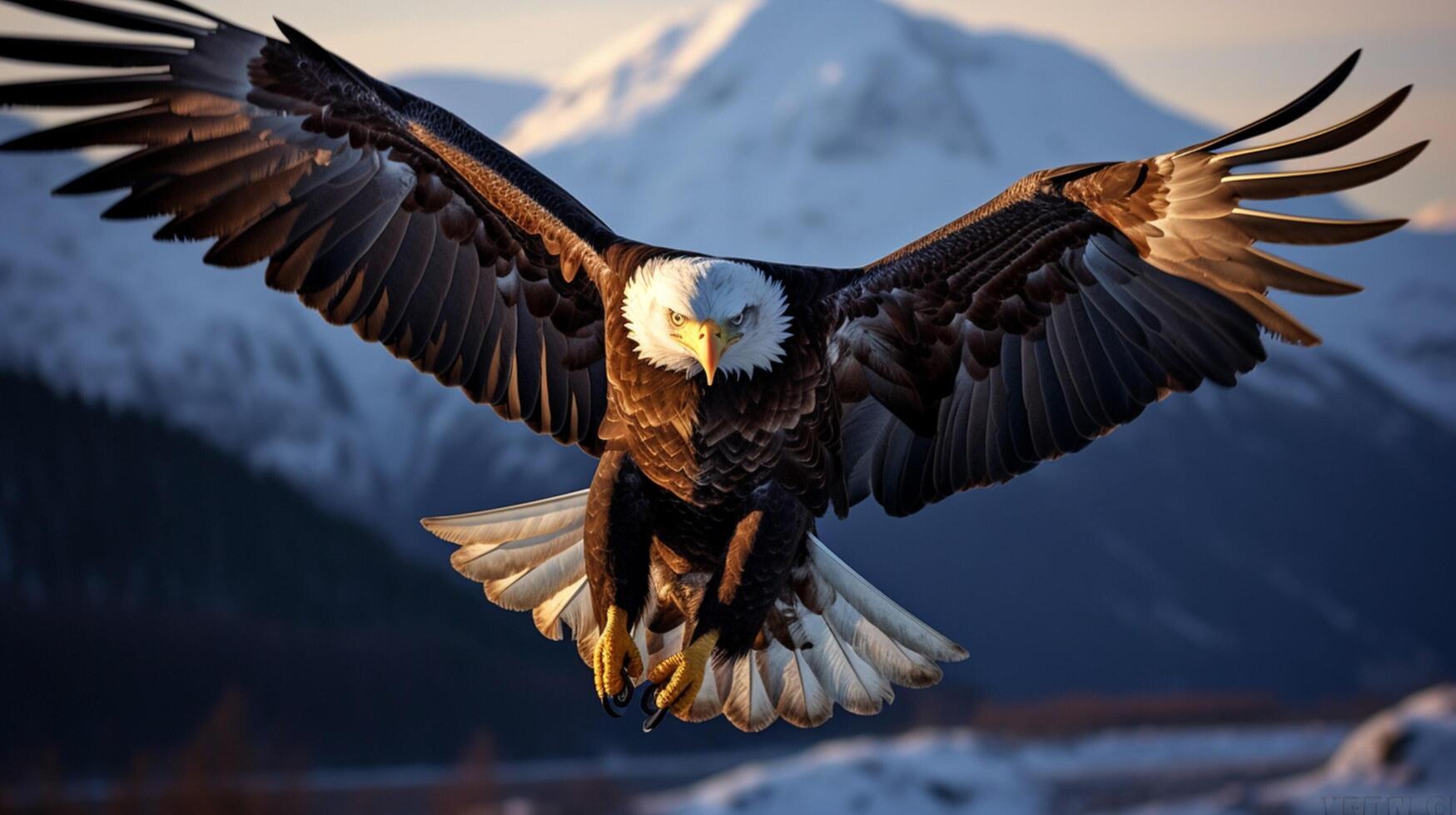 AI generated eagle high quality image photo