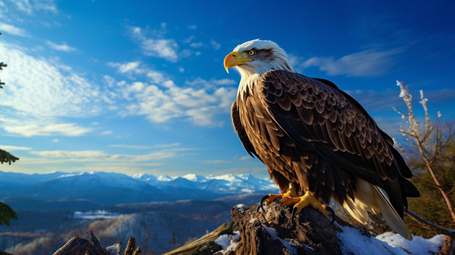 ai generado águila alto calidad imagen foto