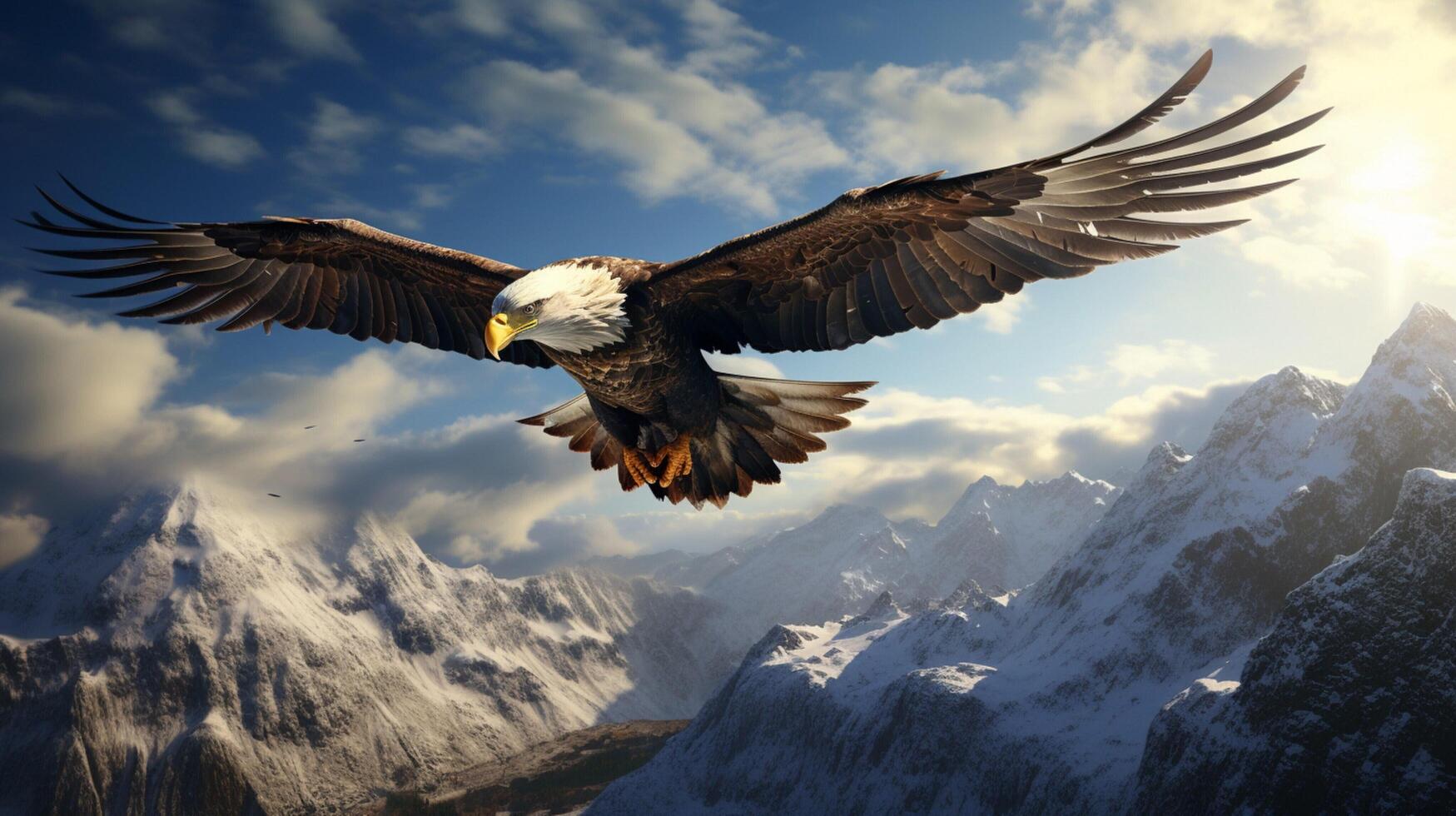 AI generated eagle high quality image photo