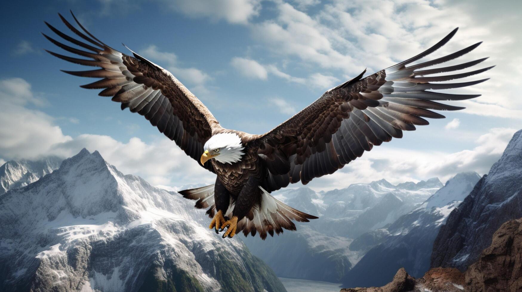 AI generated eagle high quality image photo