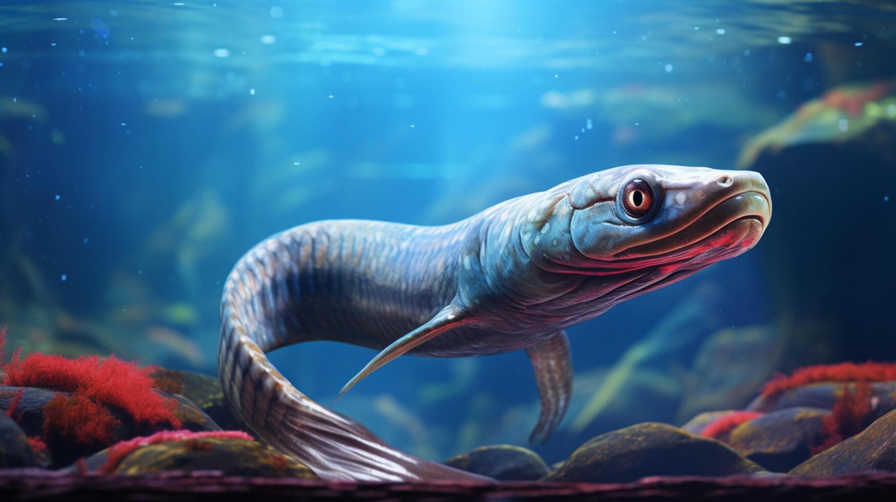 AI generated eel high quality image photo