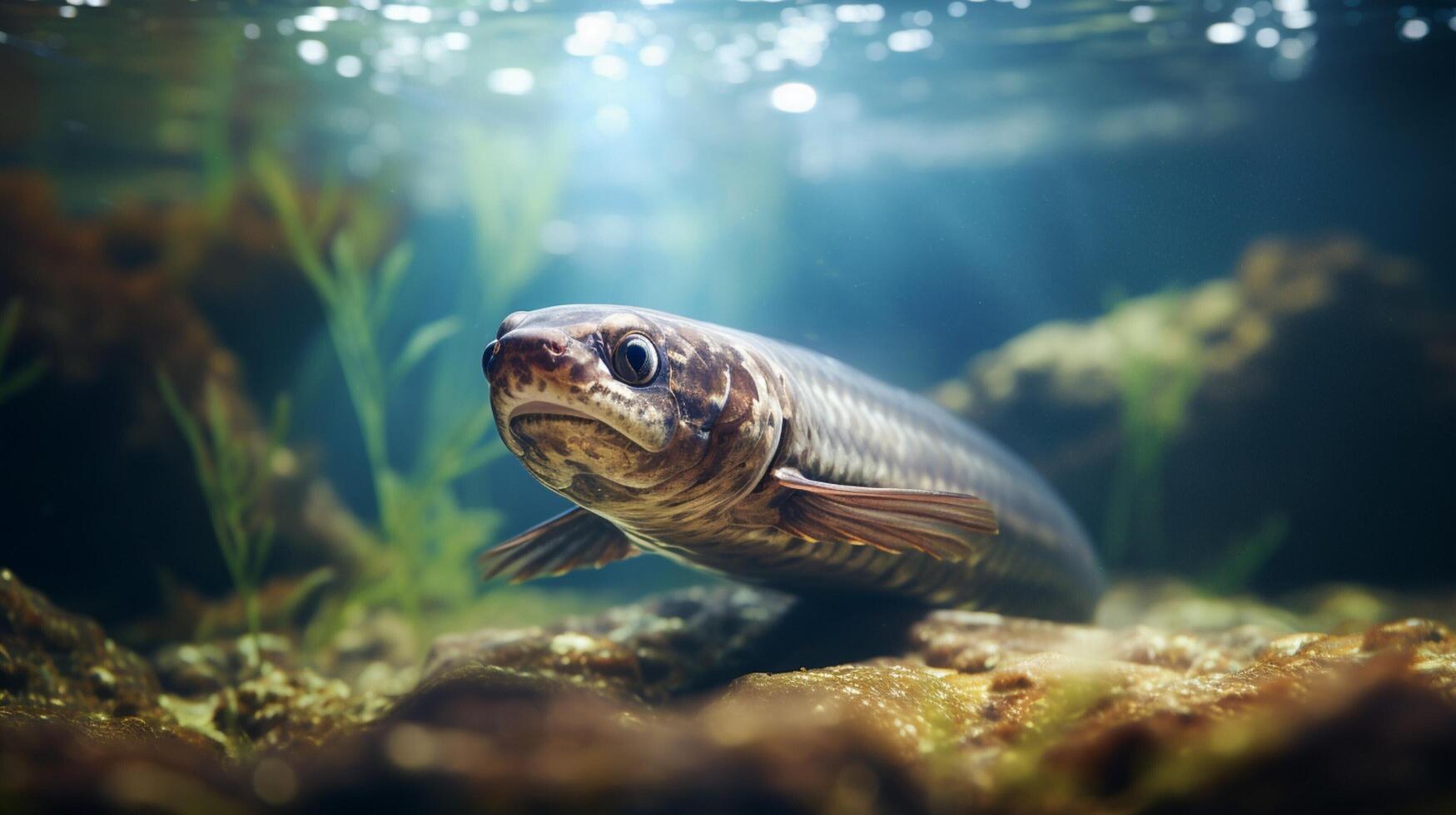 AI generated eel high quality image photo