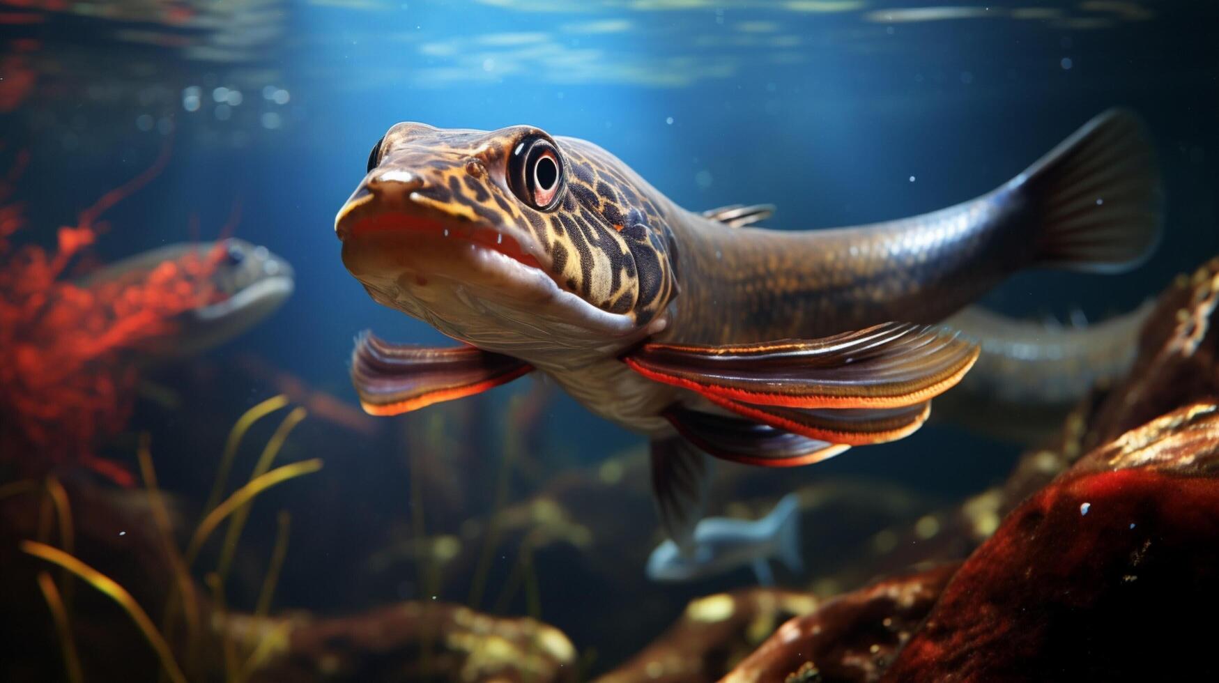 AI generated eel high quality image photo