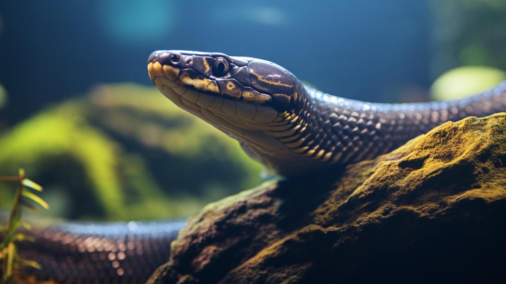AI generated eel high quality image photo