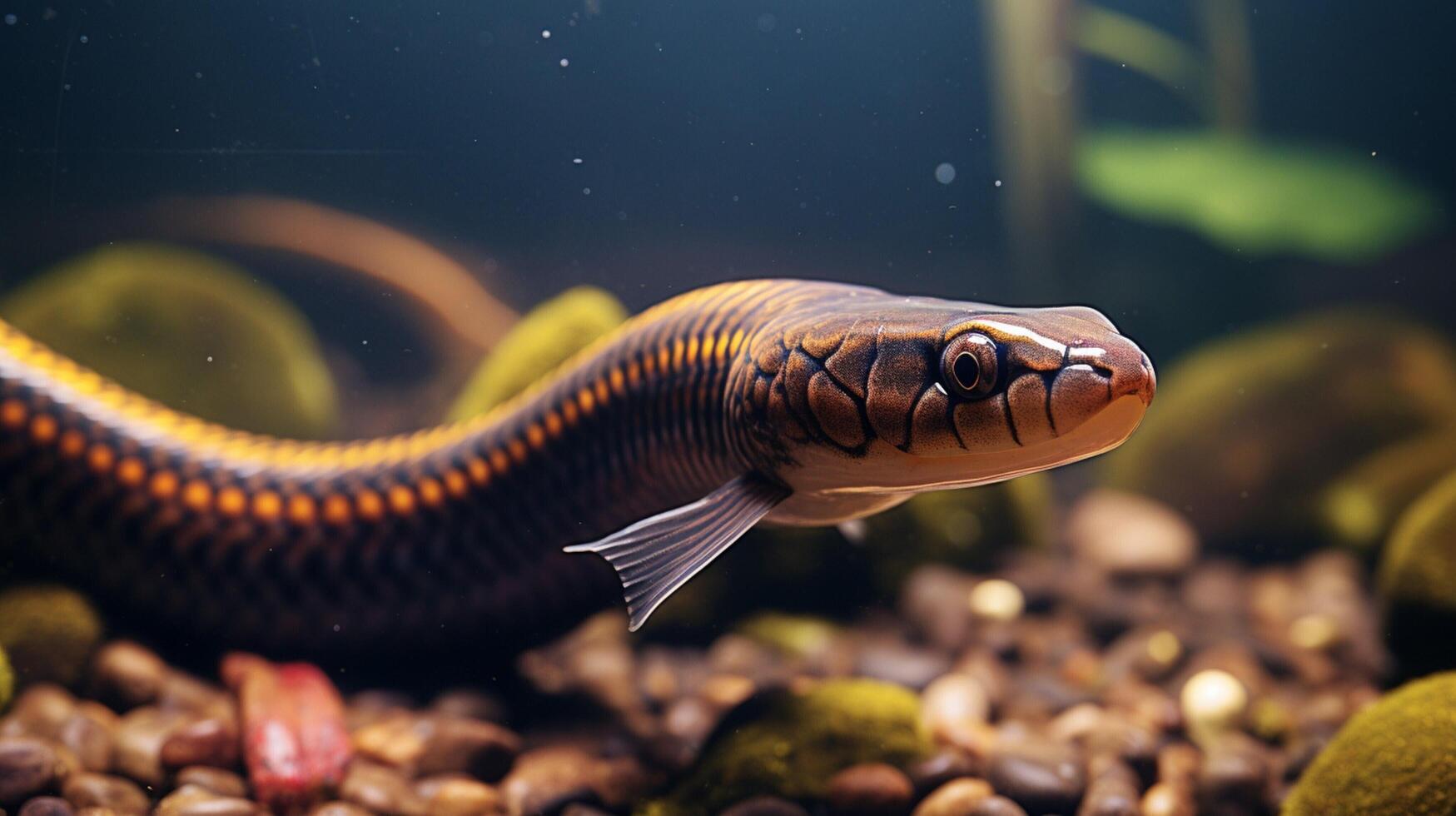 AI generated eel high quality image photo