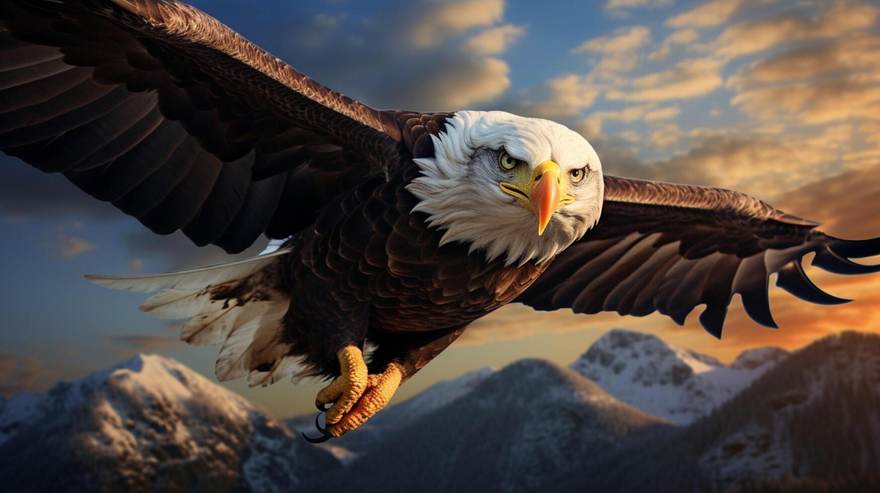 AI generated eagle high quality image photo