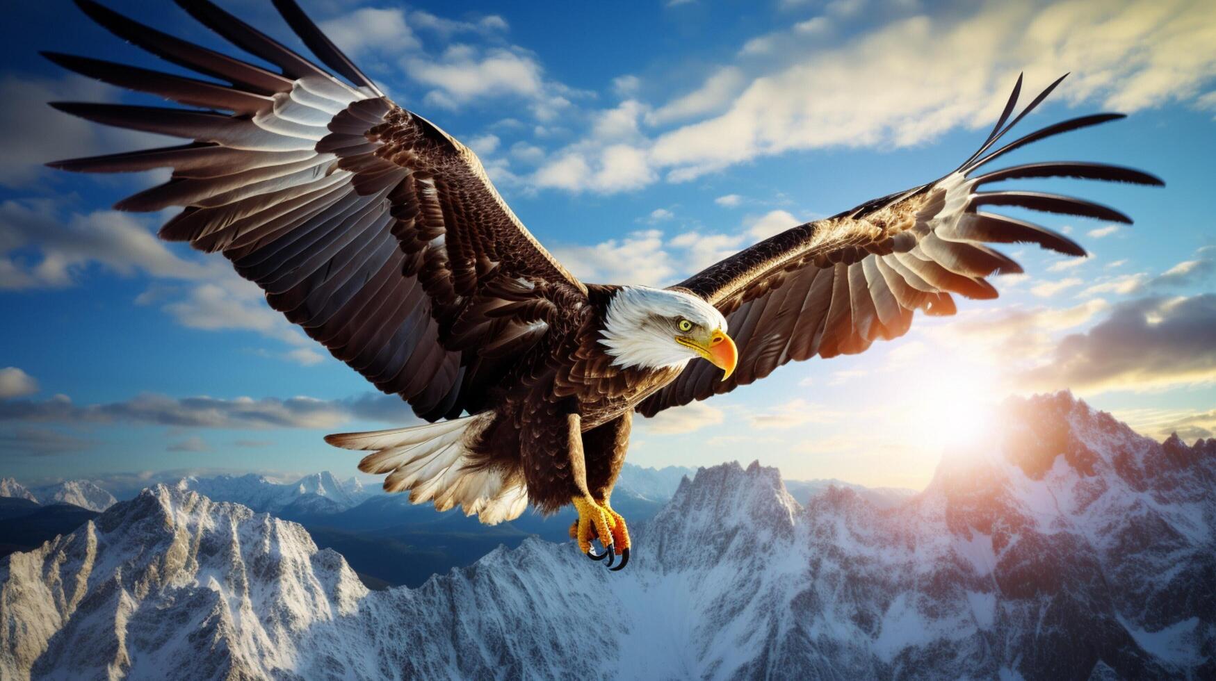 AI generated eagle high quality image photo