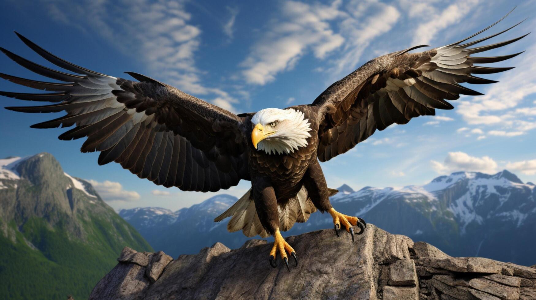 AI generated eagle high quality image photo