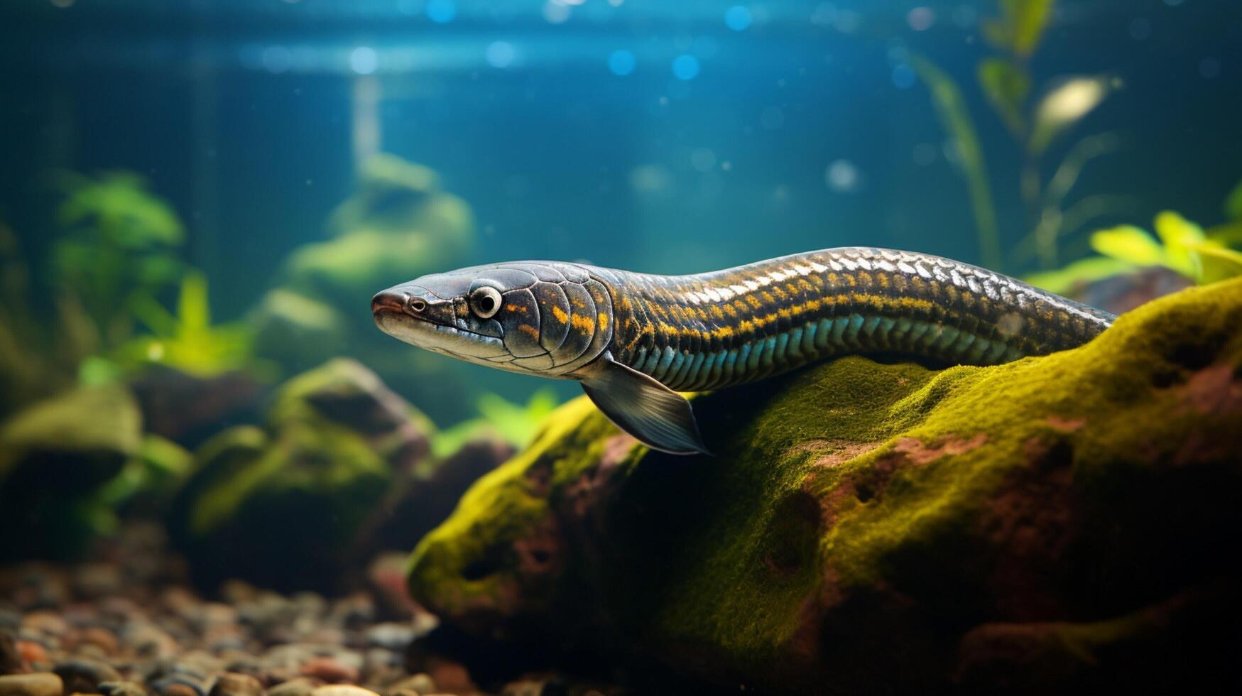 AI generated eel high quality image photo