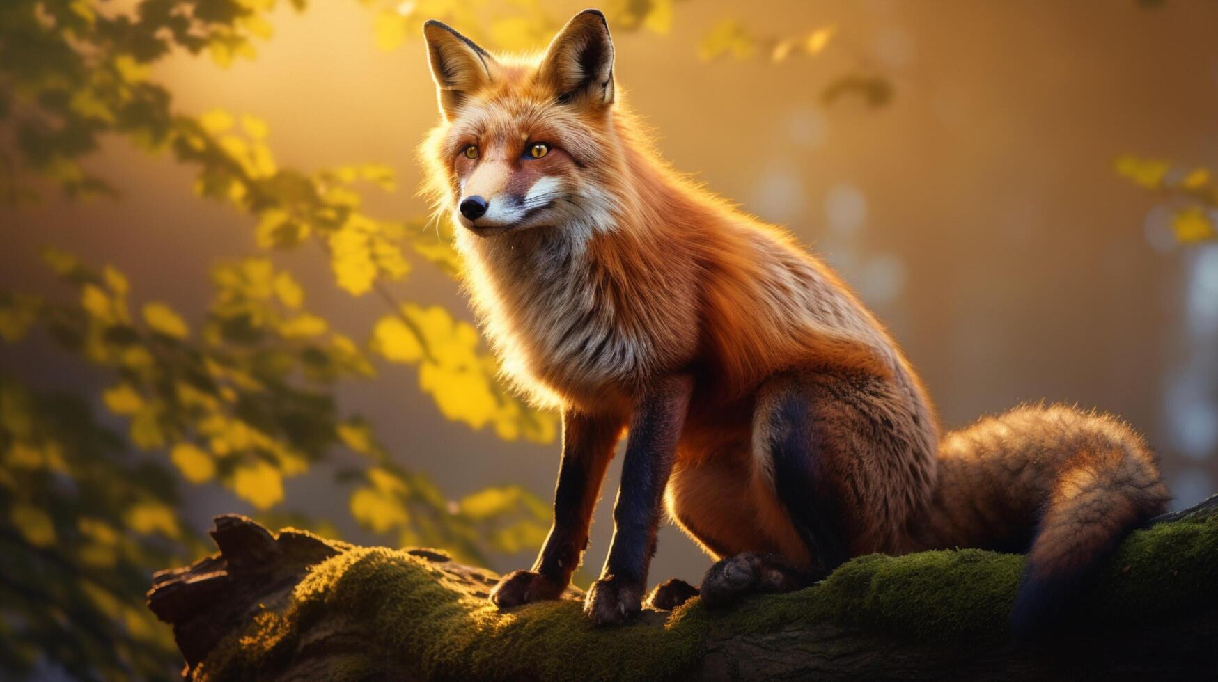 AI generated fox high quality image photo