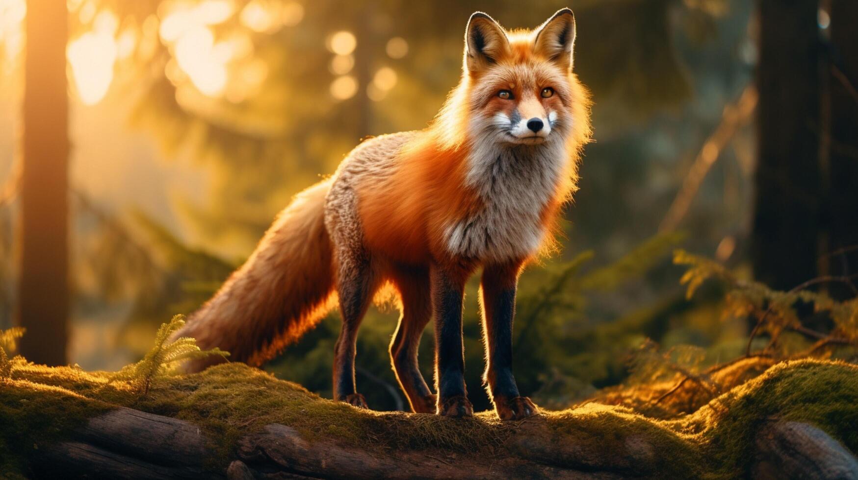 AI generated fox high quality image photo