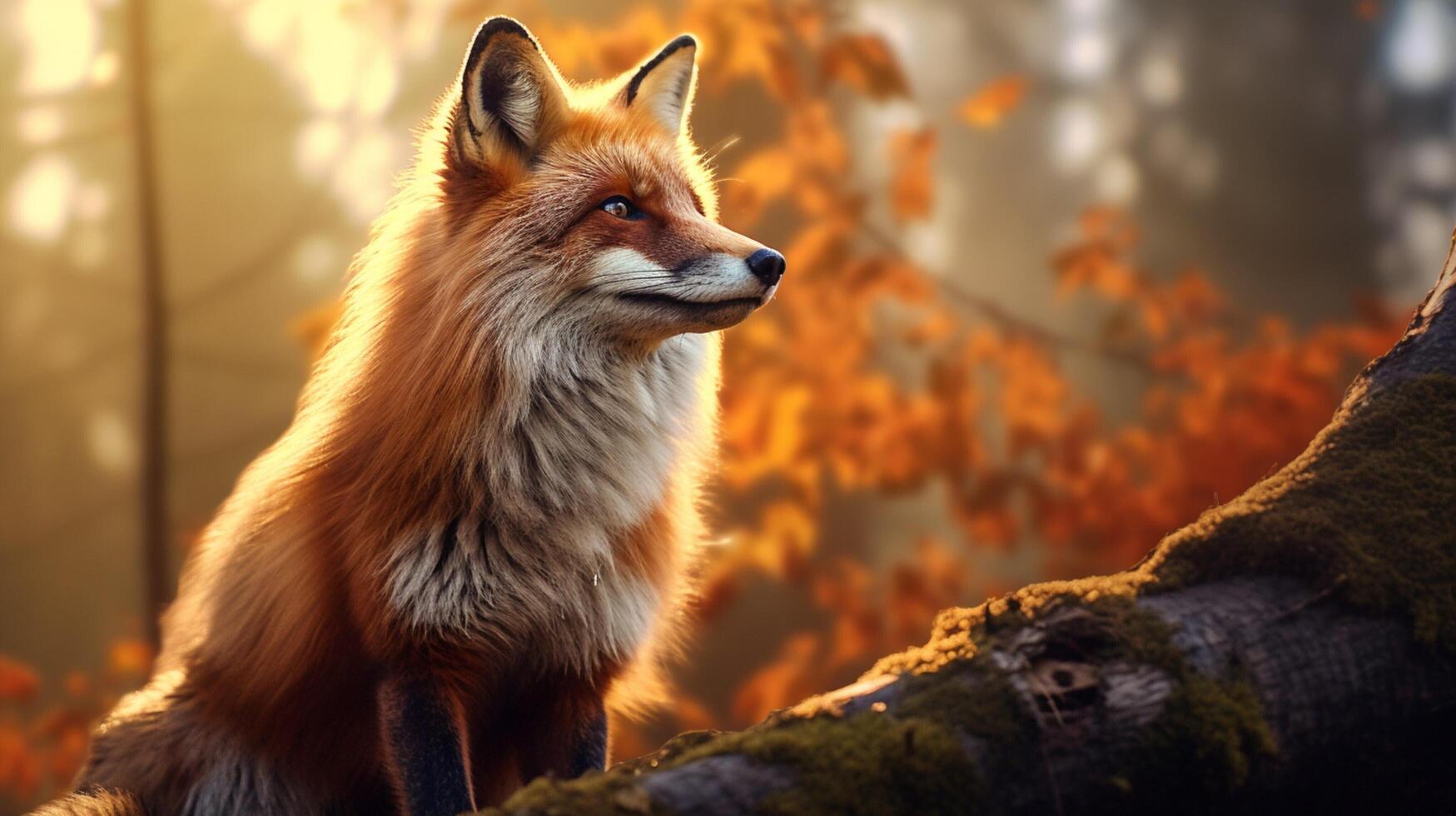 AI generated fox high quality image photo
