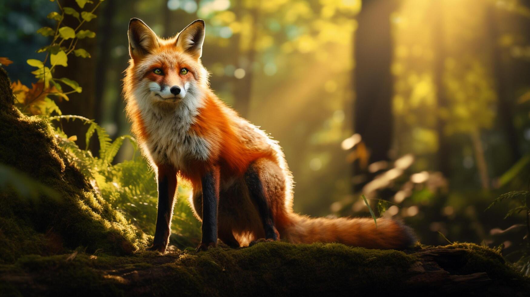 AI generated fox high quality image photo