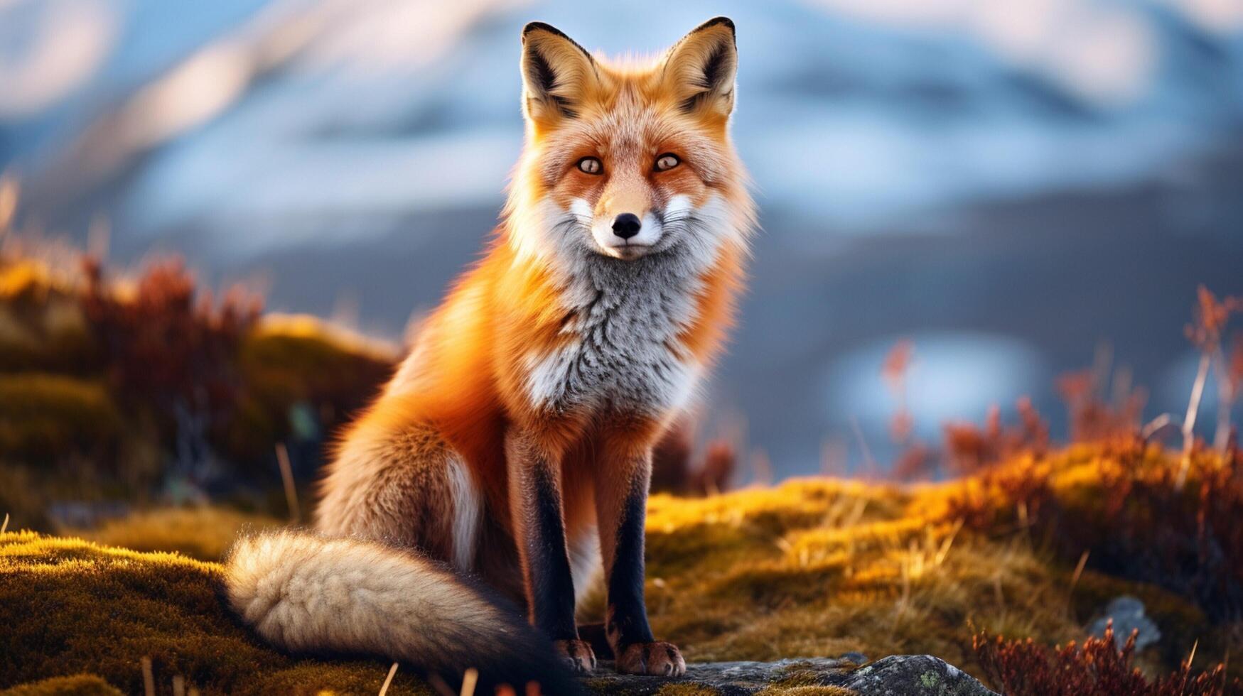 AI generated fox high quality image photo