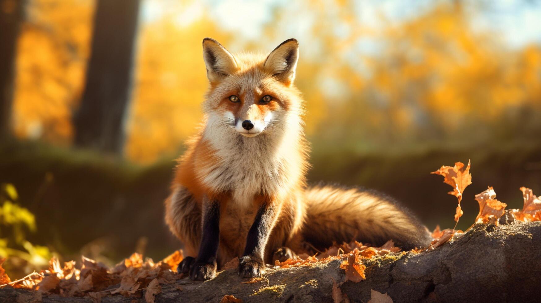 AI generated fox high quality image photo