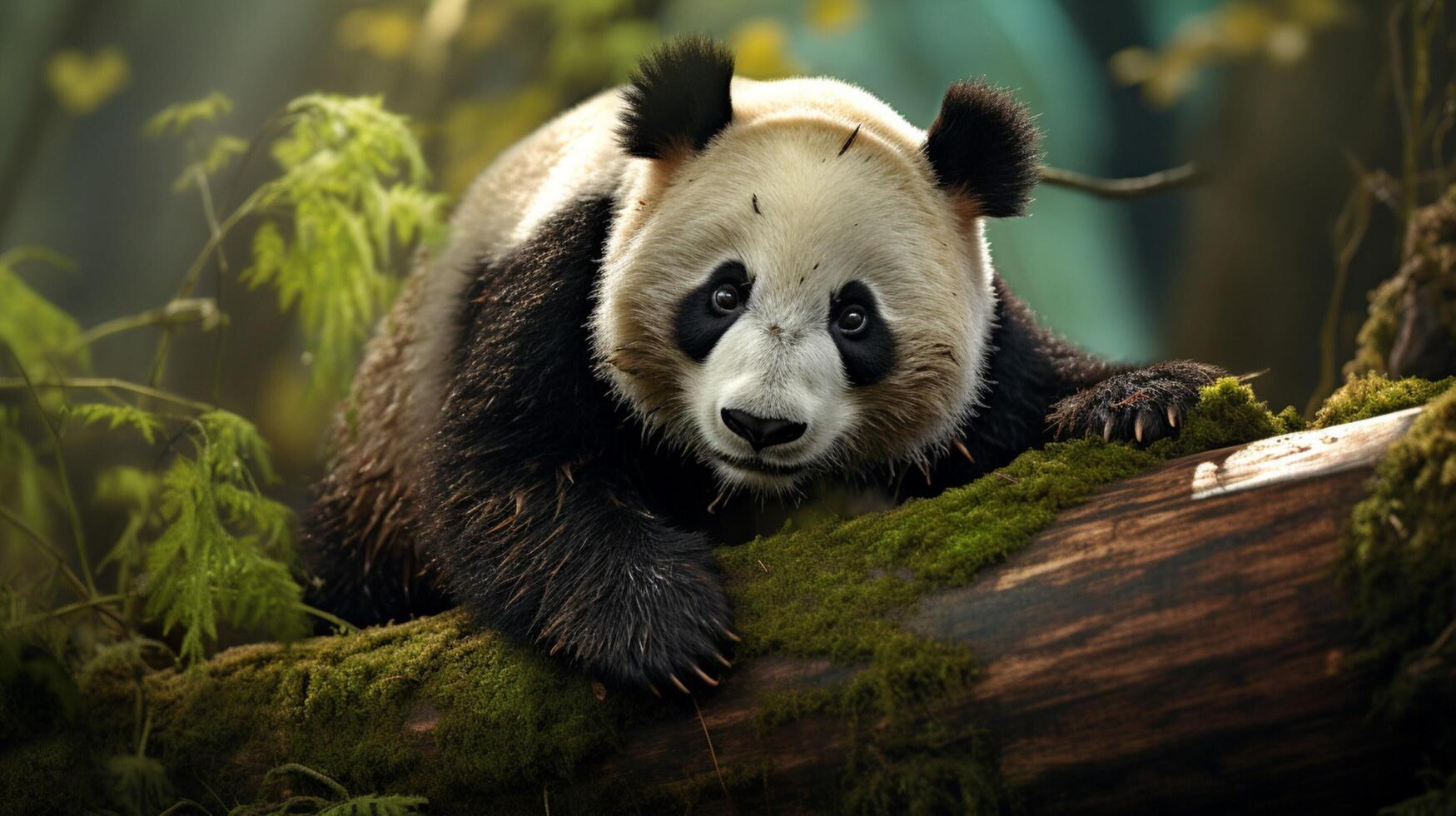 AI generated giant panda high quality image photo