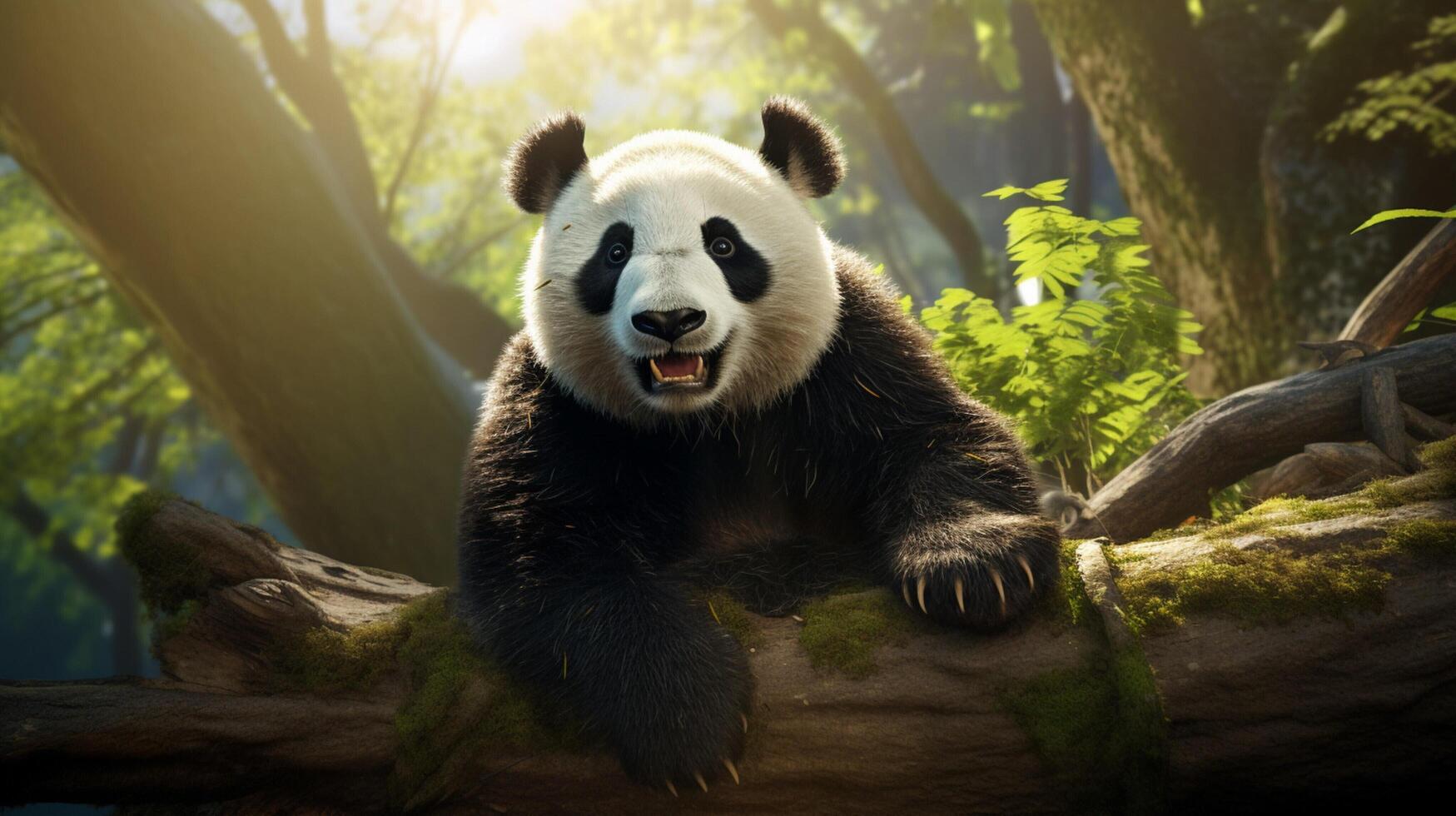 AI generated giant panda high quality image photo