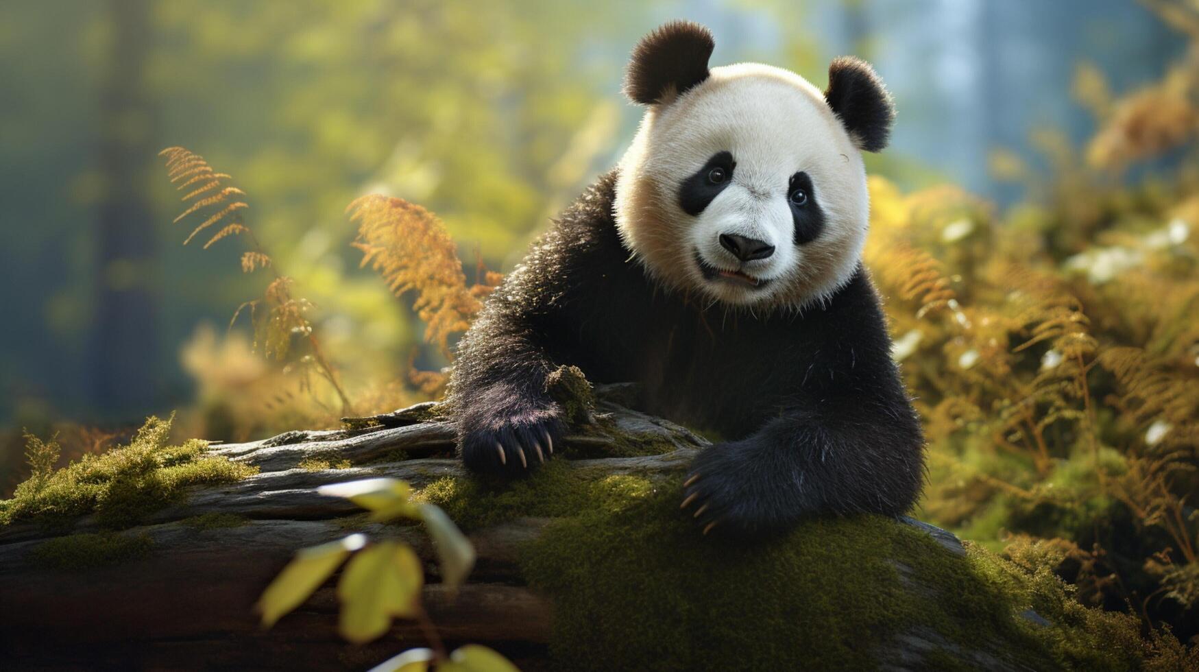 AI generated giant panda high quality image photo