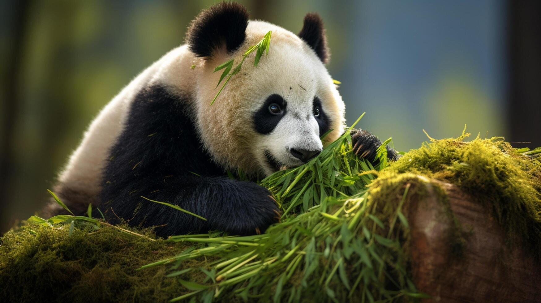 AI generated giant panda high quality image photo