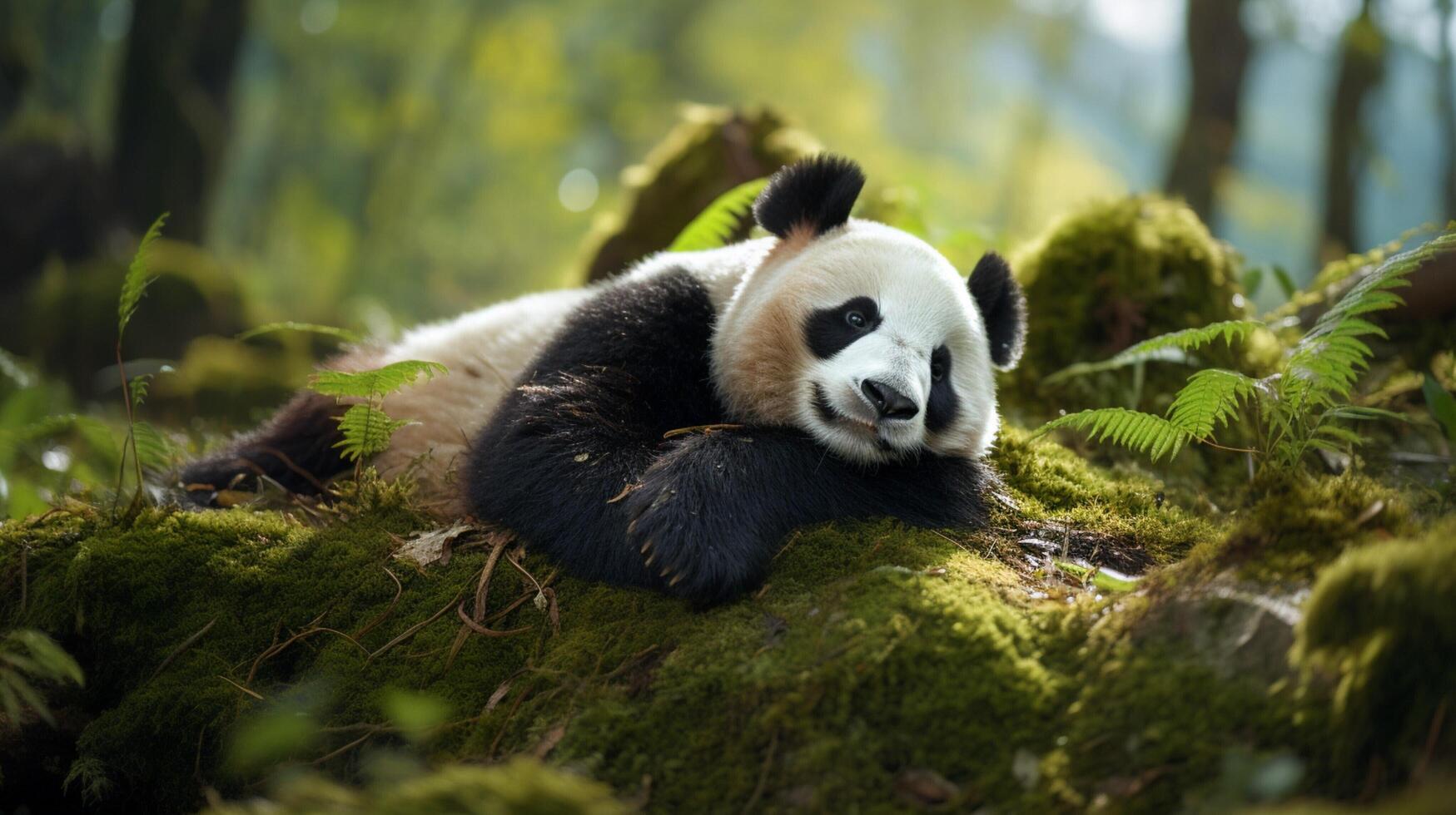 AI generated giant panda high quality image photo