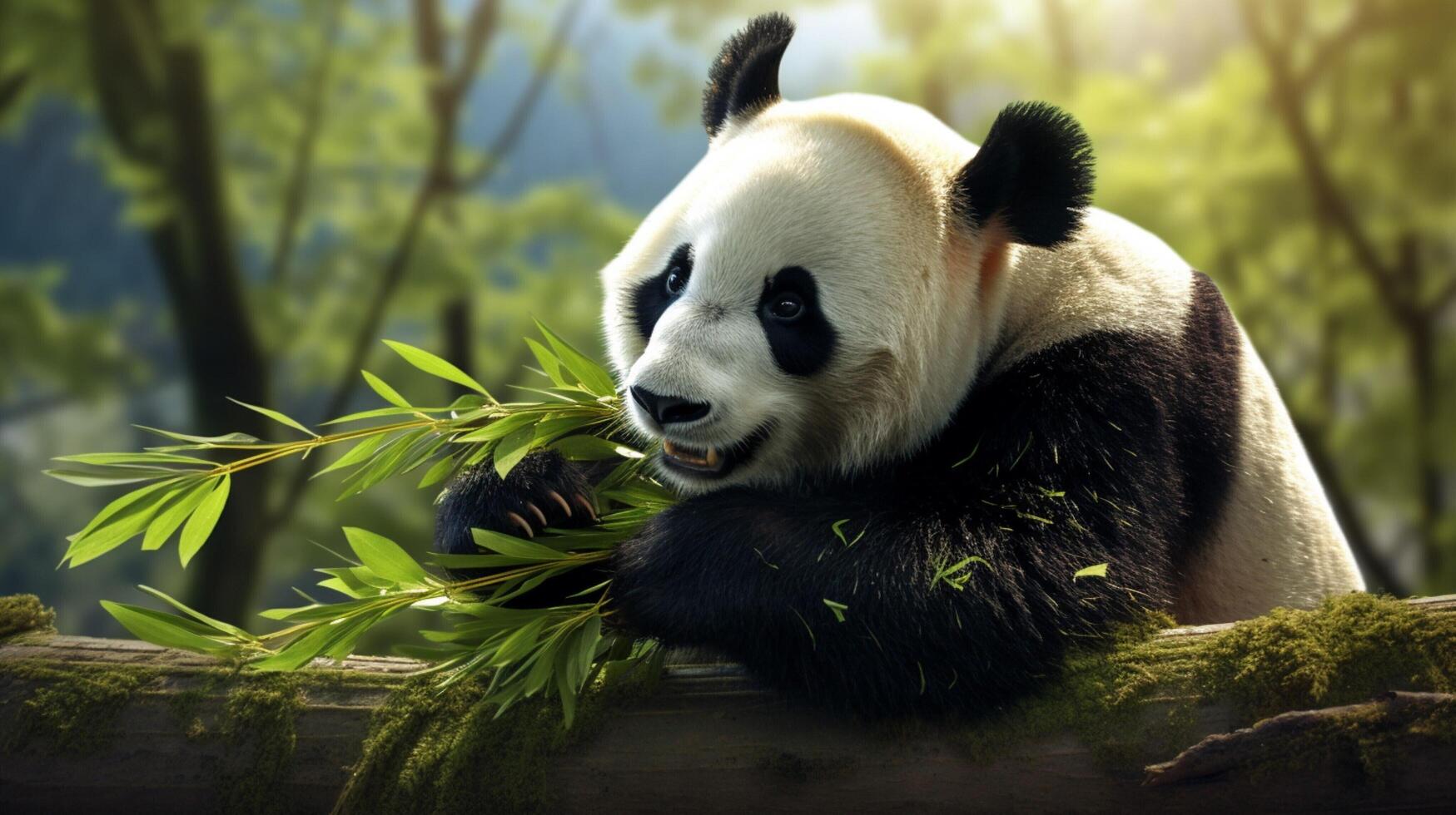 AI generated giant panda high quality image photo