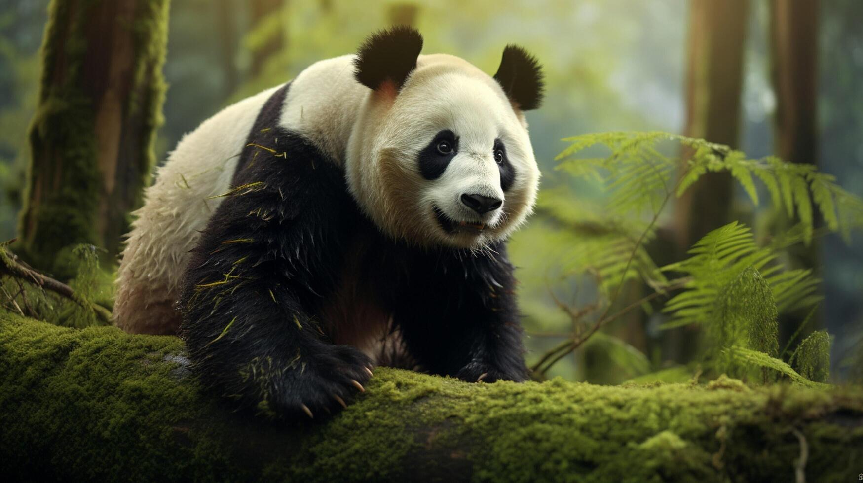 AI generated giant panda high quality image photo