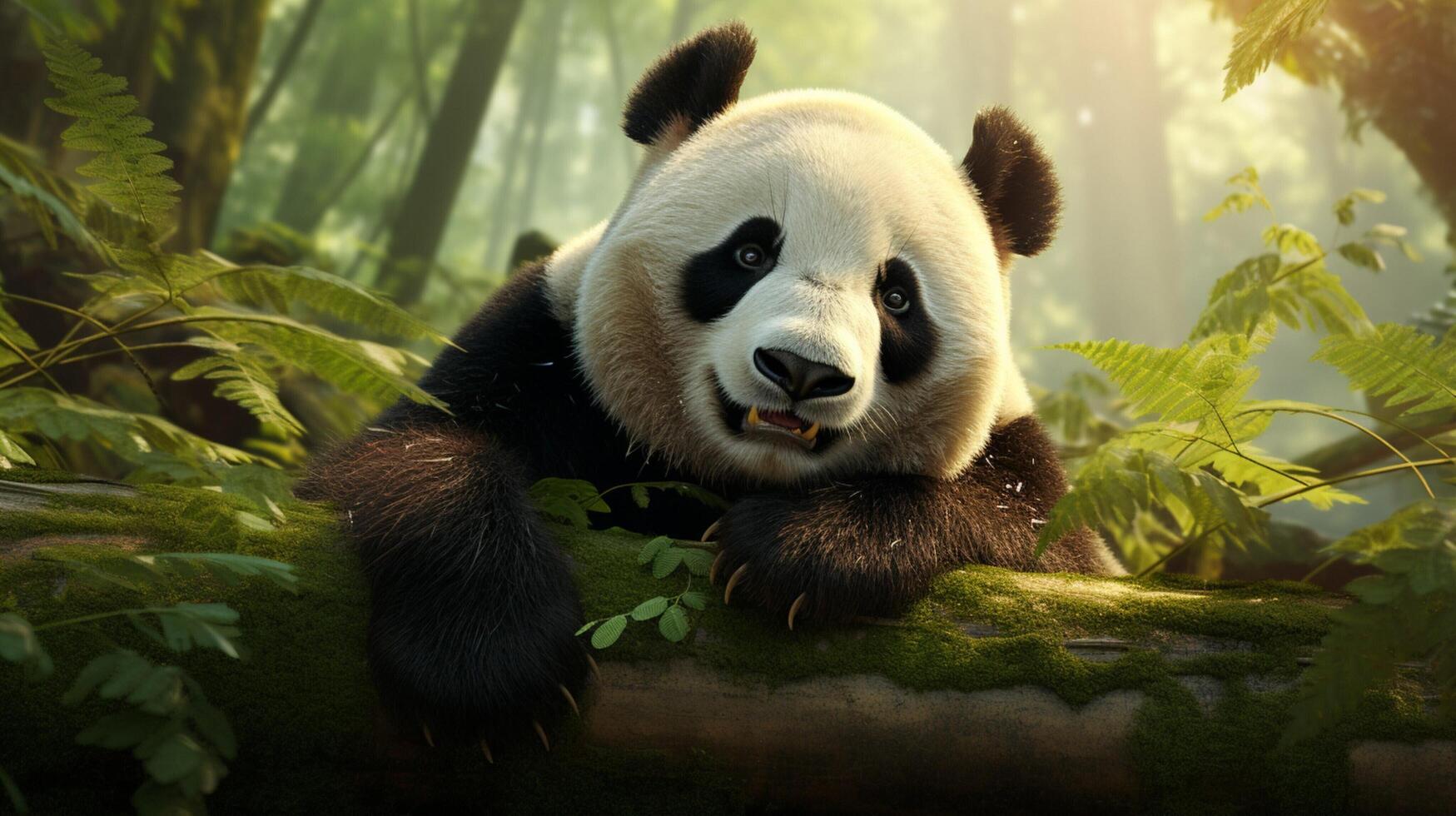 AI generated giant panda high quality image photo