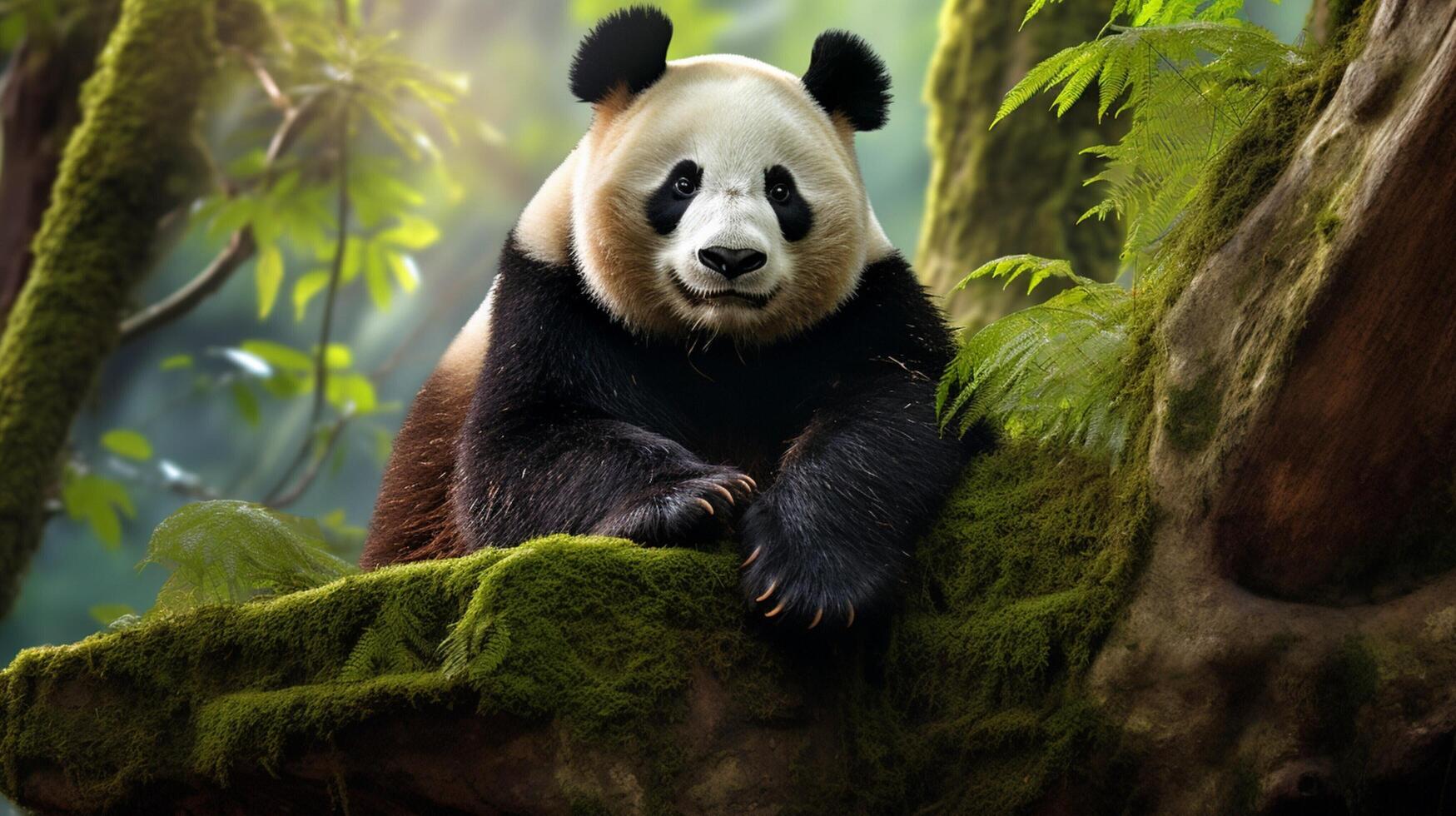 AI generated giant panda high quality image photo