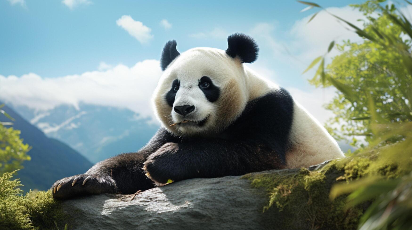 AI generated giant panda high quality image photo