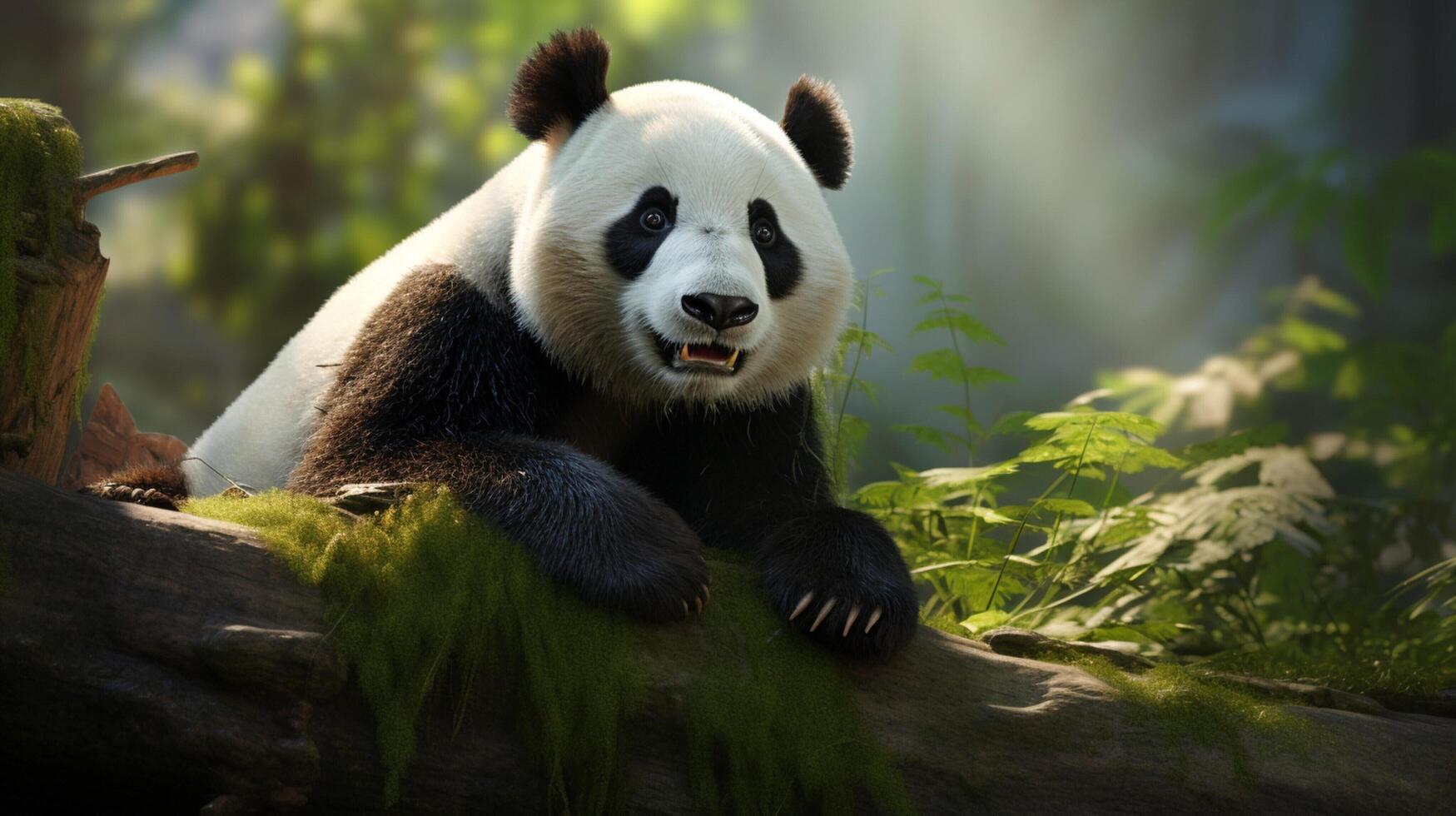 AI generated giant panda high quality image photo