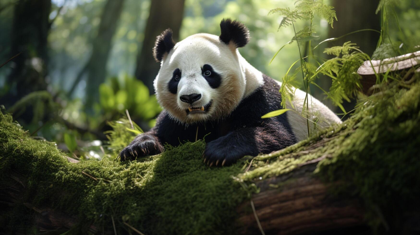 AI generated giant panda high quality image photo