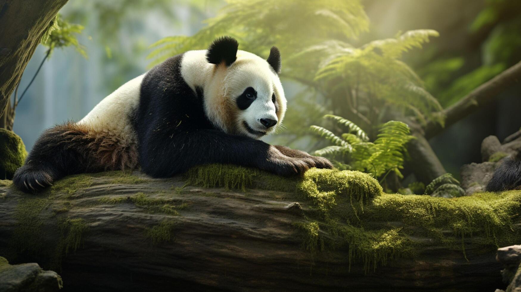 AI generated giant panda high quality image photo