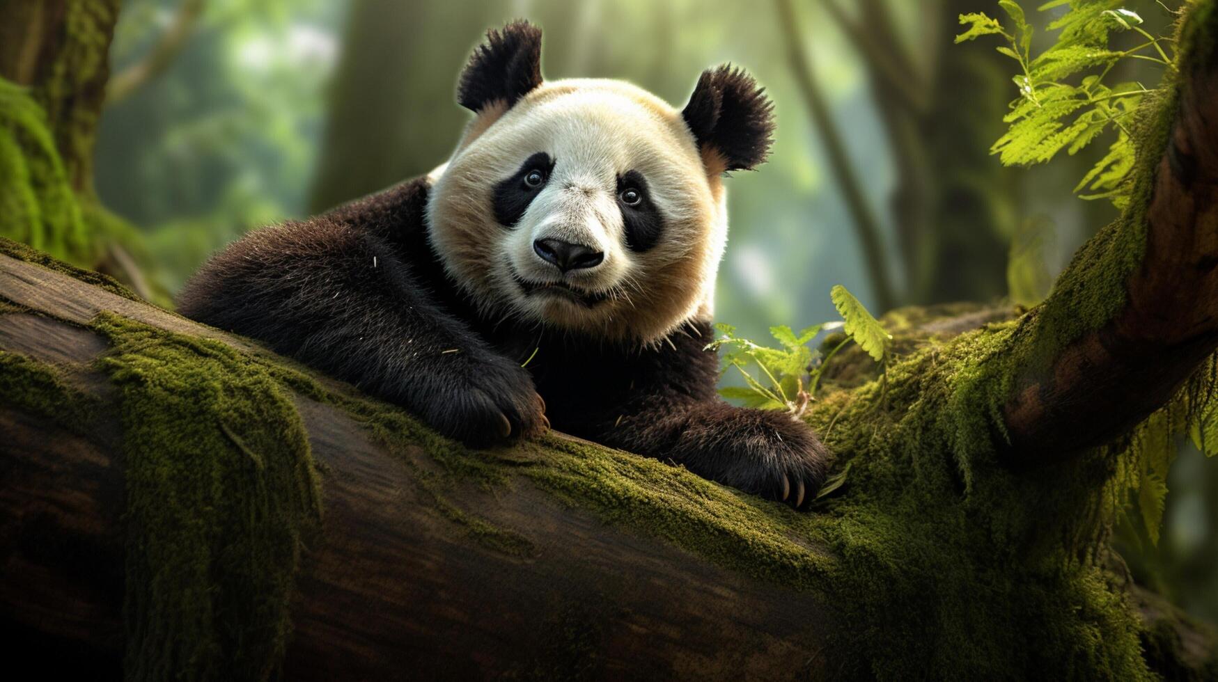 AI generated giant panda high quality image photo