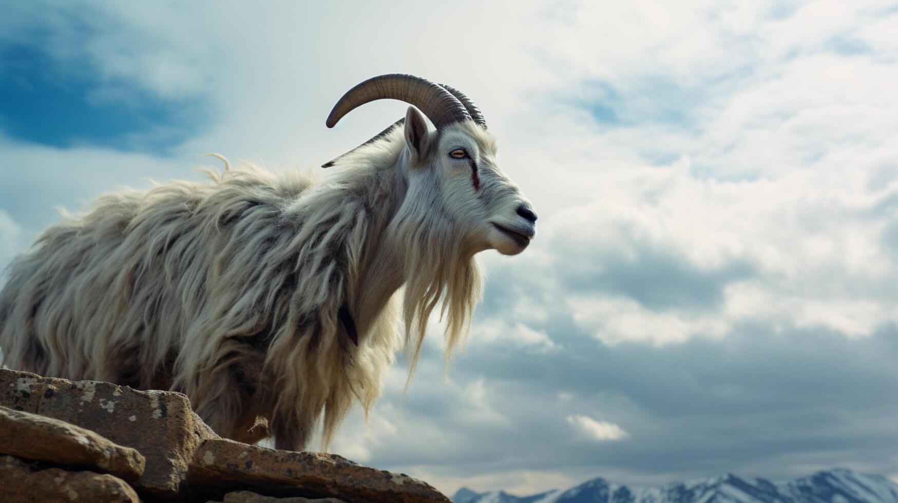 AI generated goat high quality image photo