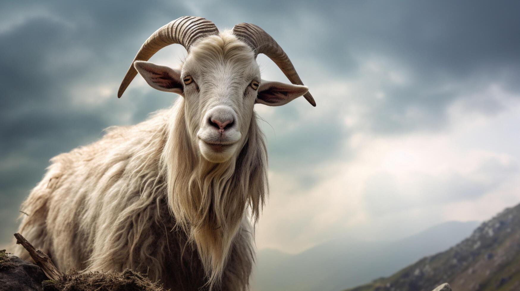 AI generated goat high quality image photo