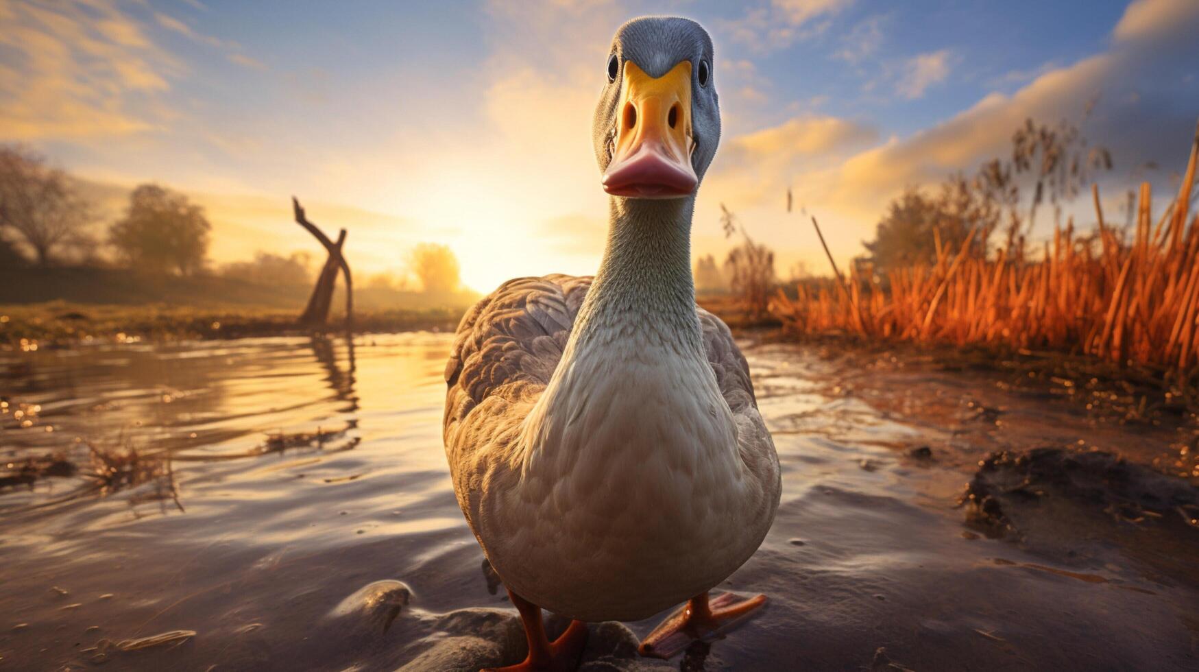 AI generated goose high quality image photo