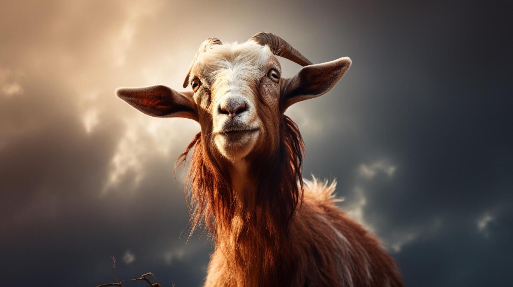 AI generated goat high quality image photo