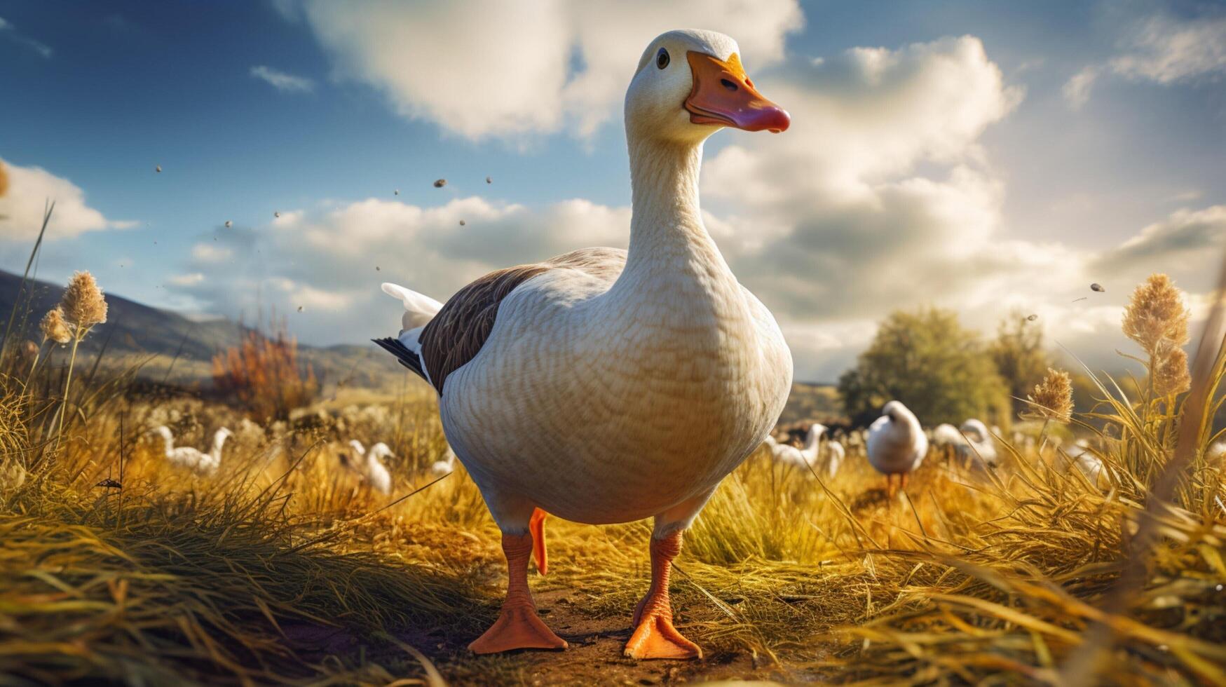 AI generated goose high quality image photo